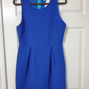 Royal blue dress